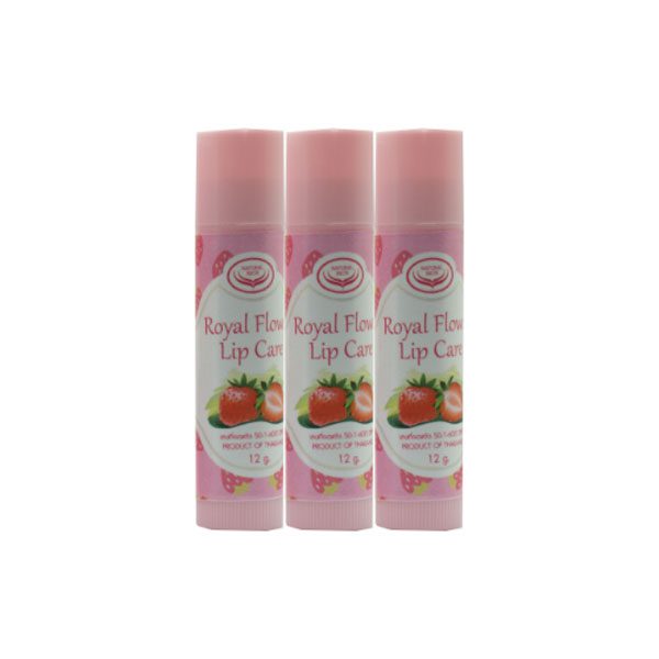 Natural Rich Lip Care Strawberry 3 Pack